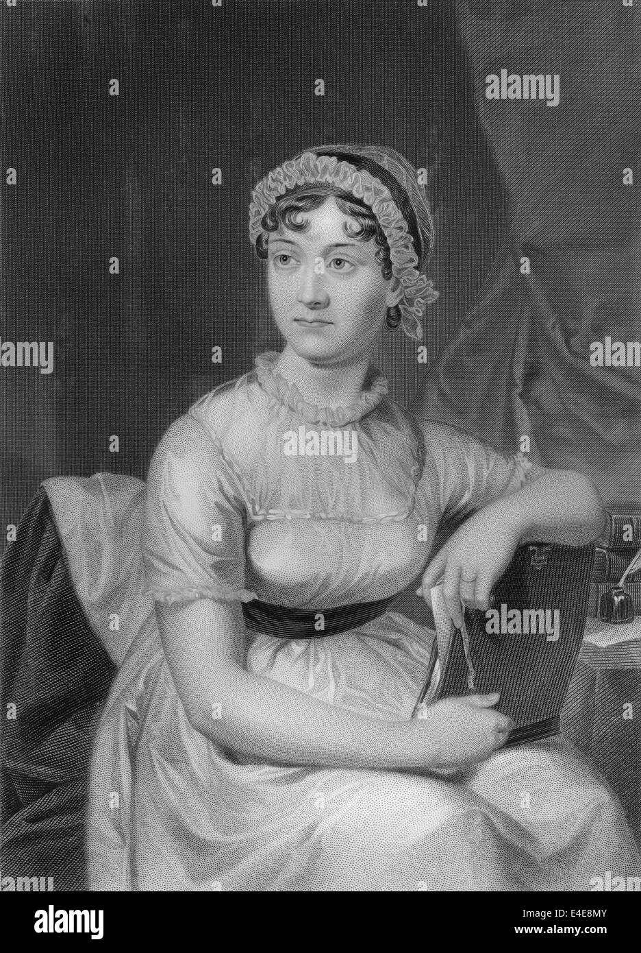 Jane Austen, 1775-1817, ein englischer Schriftsteller Stockfoto