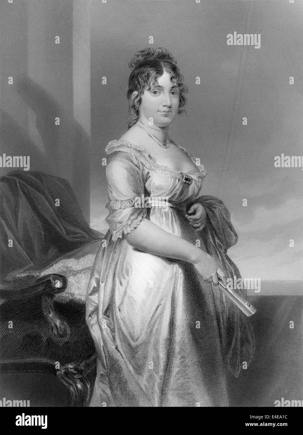 Dolley Payne Todd Madison, 1768-1849, die Ehefrau von James Madison, Präsident der Vereinigten Staaten, Stockfoto