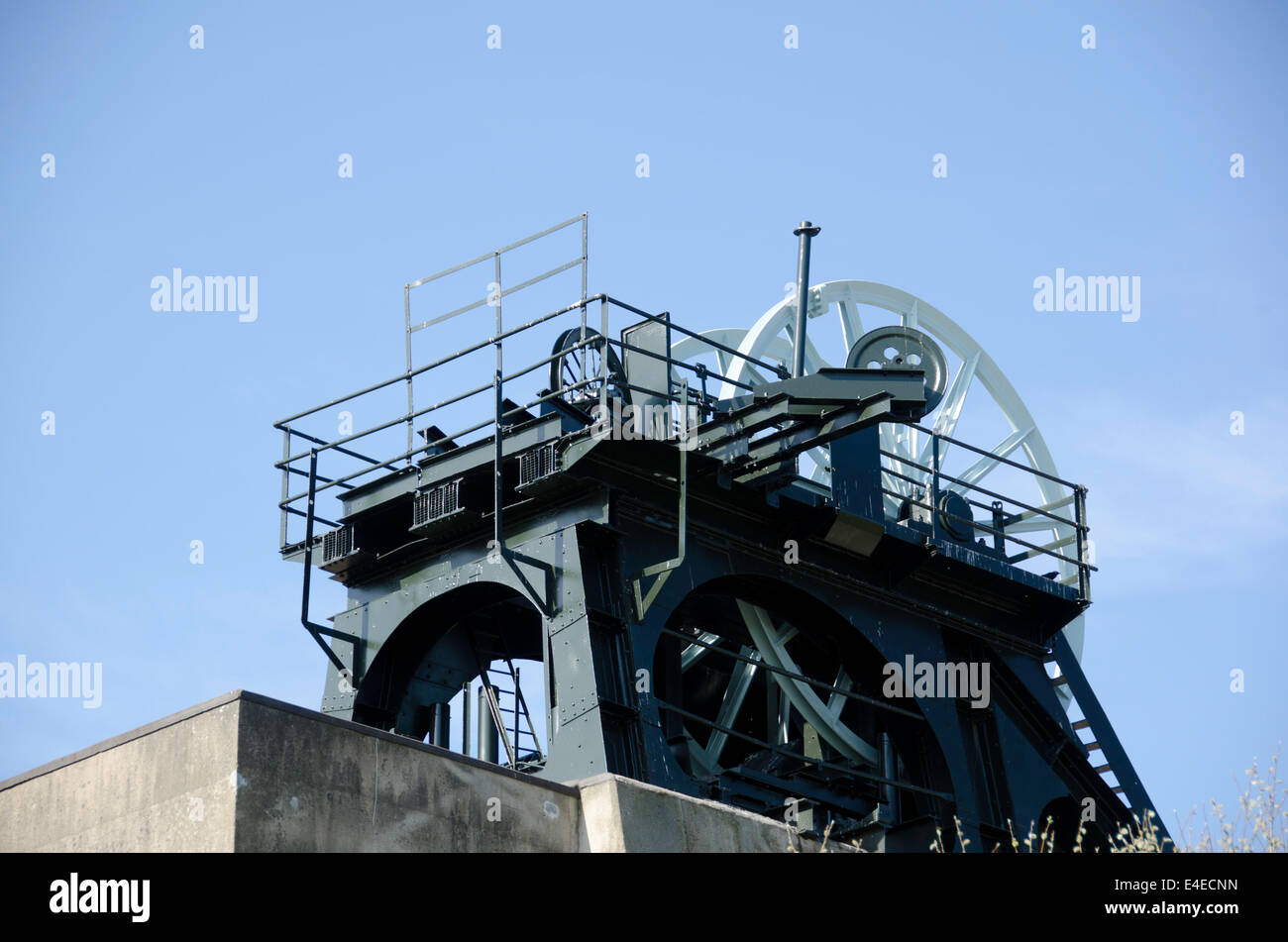 Pleasley Grube Stockfoto