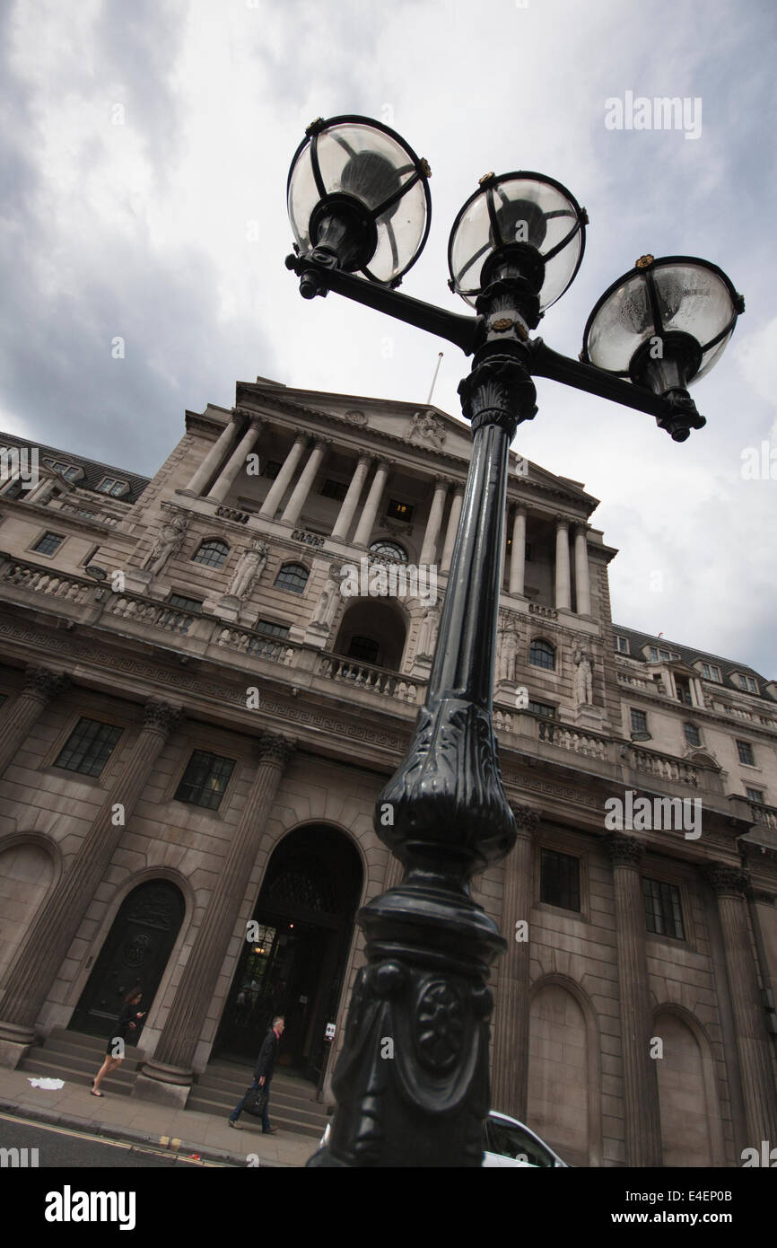 London, UK. 9. Juli 2014. Incoming-Bank von England Vizegouverneur Minouche Shafik hat vorgeschlagen, dass die BoE seine Schätzung der Höhe der "Slack" - freie Kapazitäten - in die britische Wirtschaft zu senken dürfte. Bildnachweis: Paul Davey/Alamy Live-Nachrichten Stockfoto