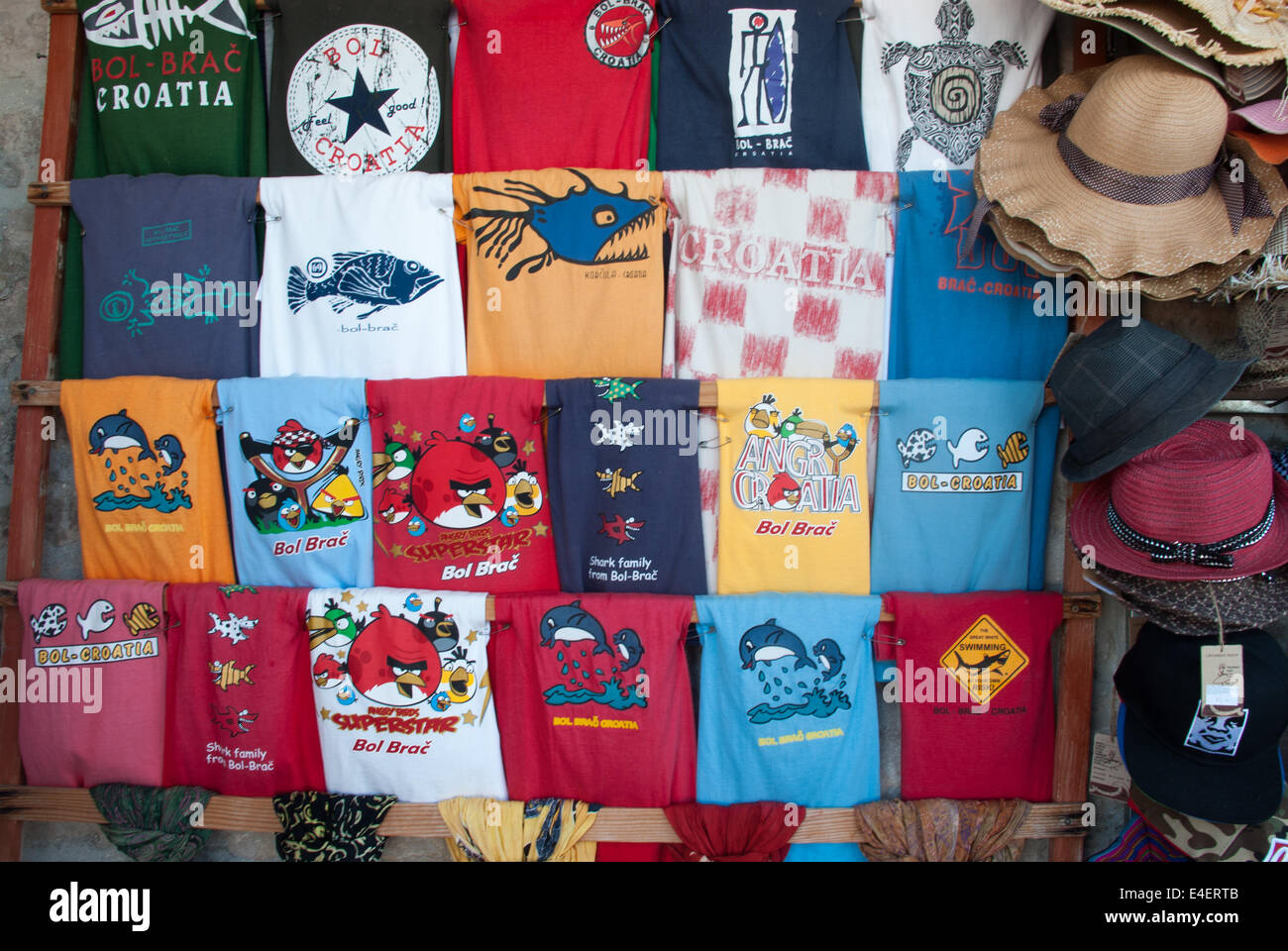 t Shirts Stockfoto