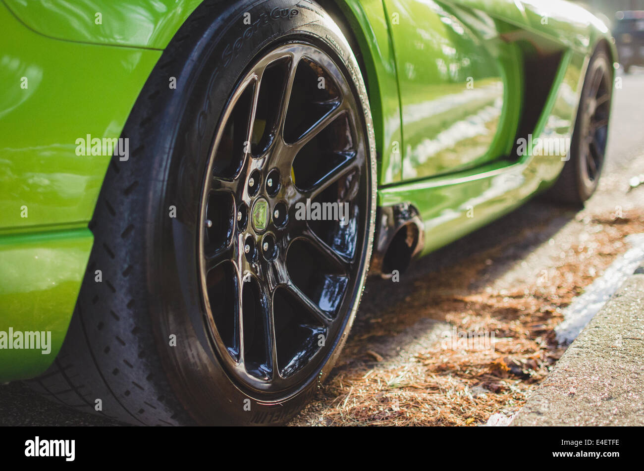 Geparkten Auto Stockfoto