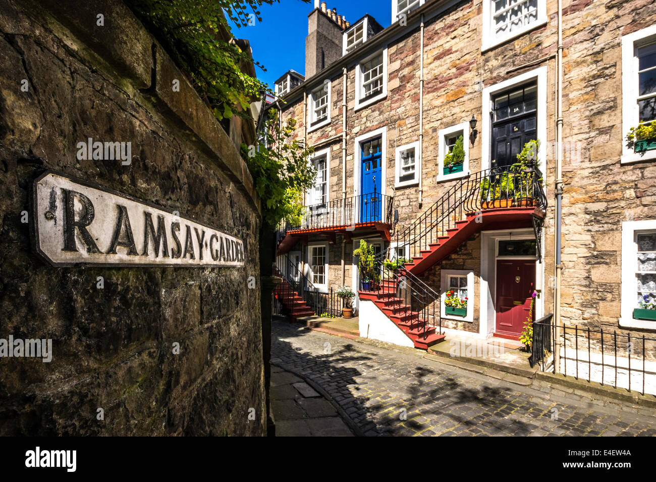 Ramsay Garten Edinburgh Stockfoto