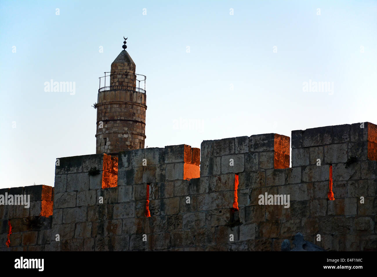 David Zitadelle, Jerusalem, Israel, Stockfoto