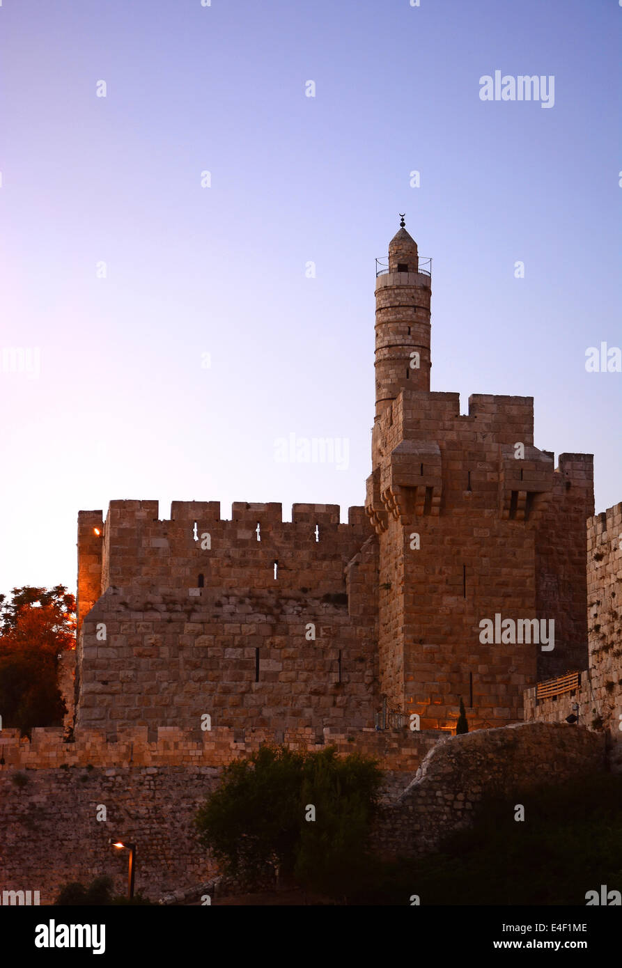 David Zitadelle, Jerusalem, Israel Stockfoto