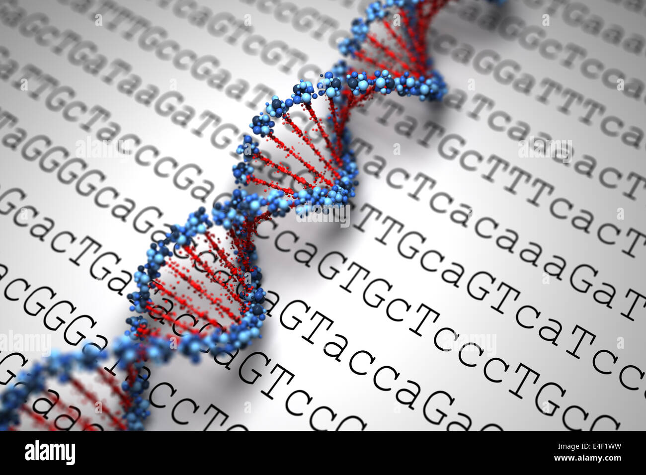 DNA-Hintergrund Stockfoto