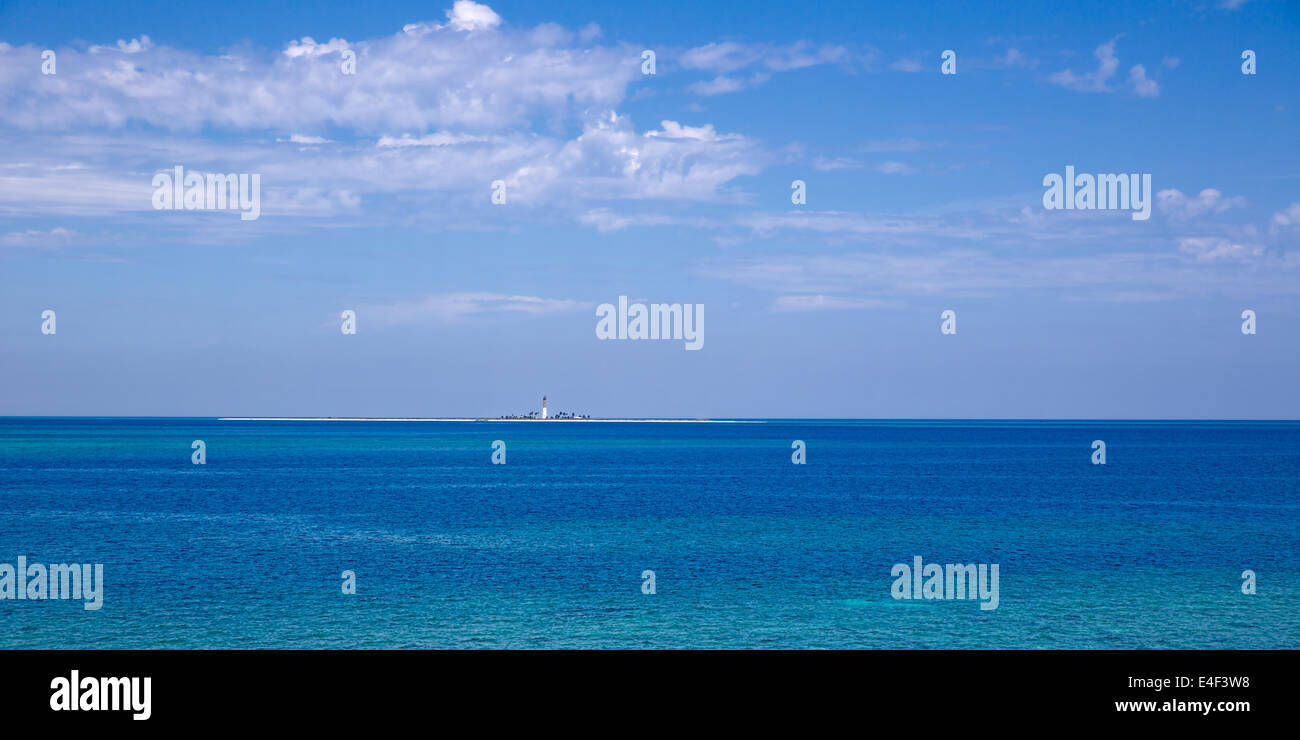 Ansicht von unechten Schlüssel im Dry-Tortugas-Nationalpark von Fort Jefferson Stockfoto