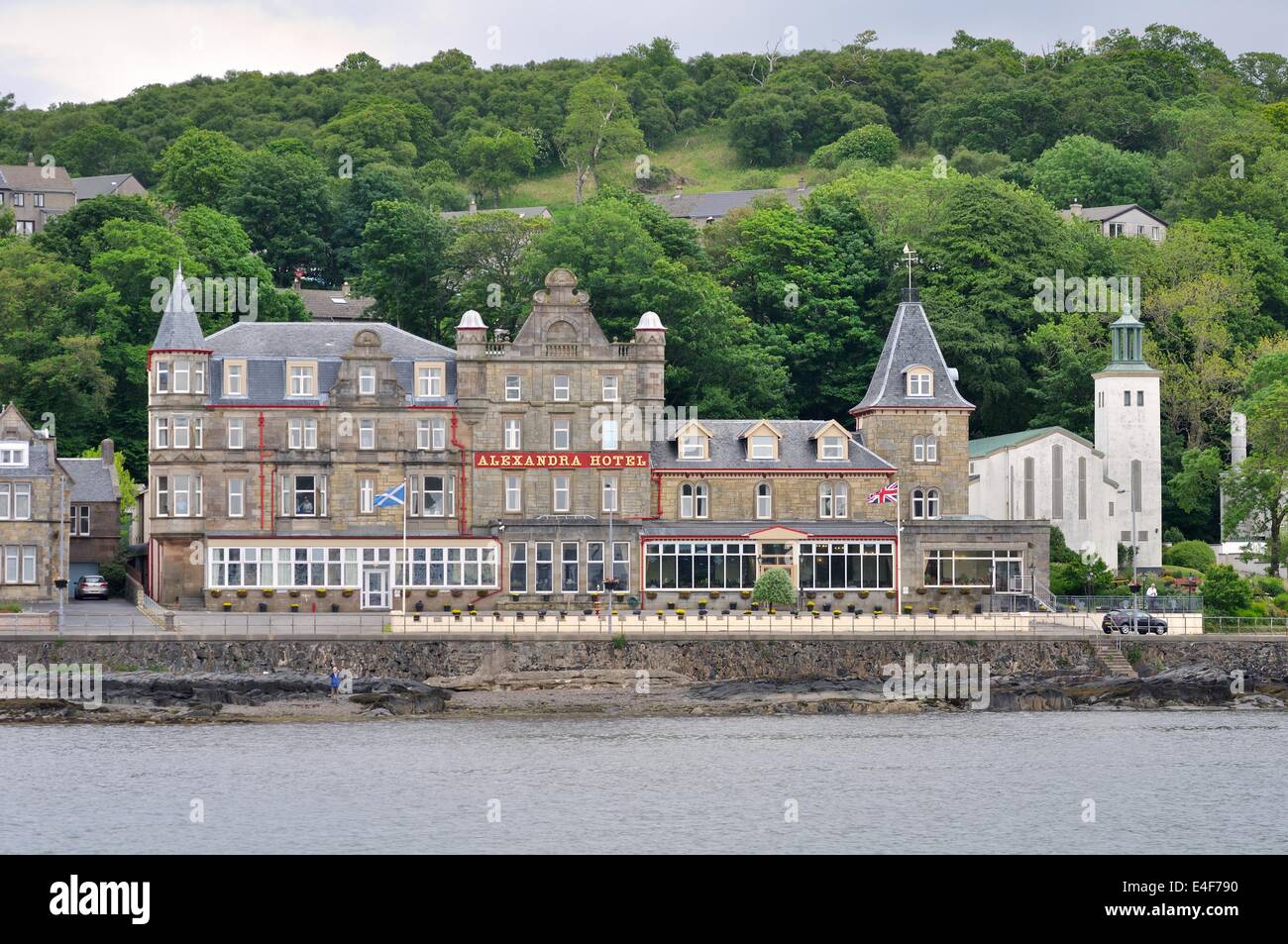 Das Alexandra Hotel in Oban an der Küste von Argyll und Bute, Schottland, Großbritannien, Europa Stockfoto
