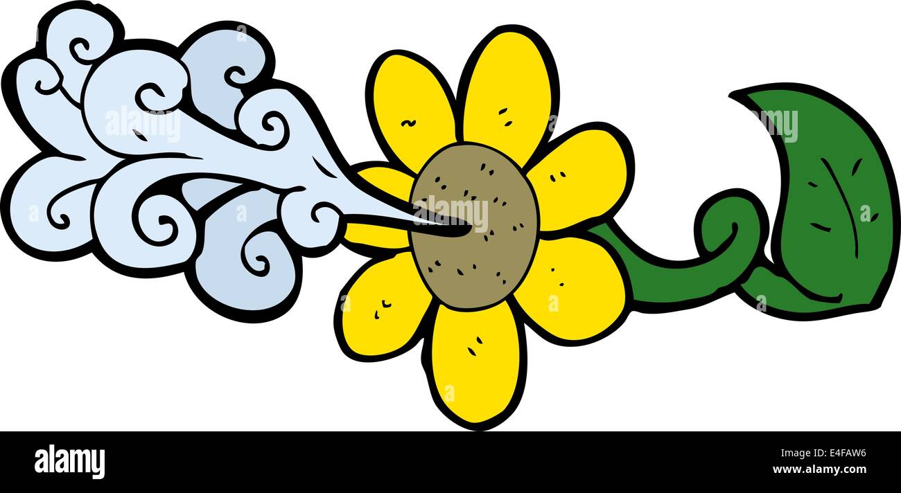 Cartoon flower squirting water -Fotos und -Bildmaterial in hoher Auflösung – Alamy