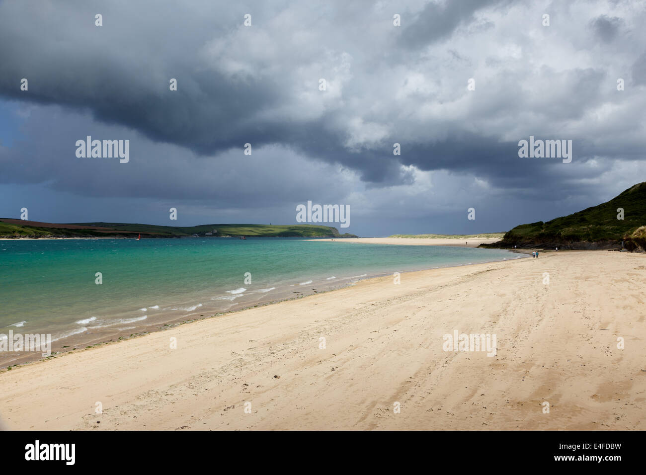 Rock Daymer Bucht, Bucht Padstow Cornwall england Stockfoto