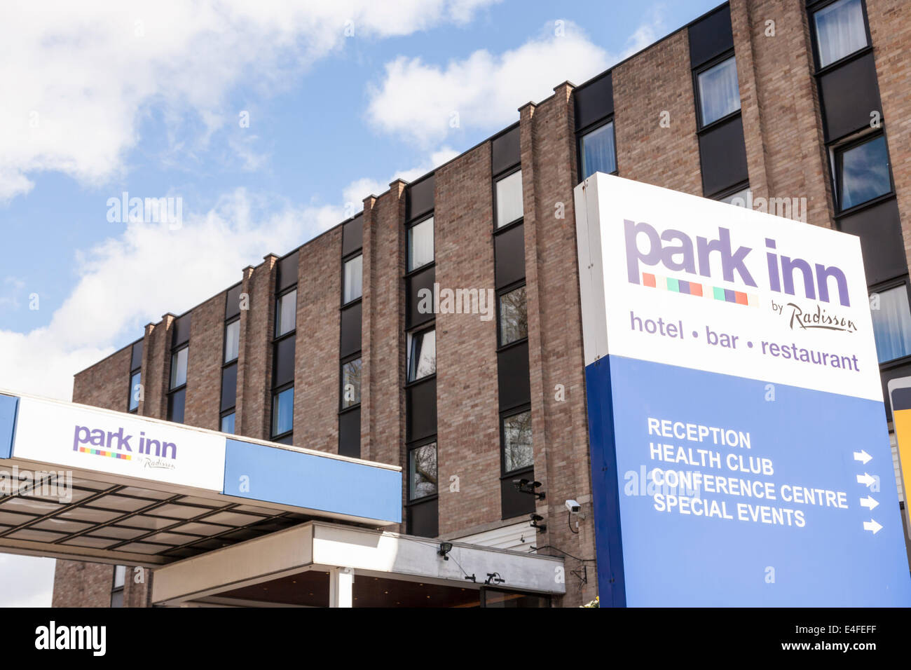 Park Inn by Radisson, Nottingham, England, UK Stockfoto