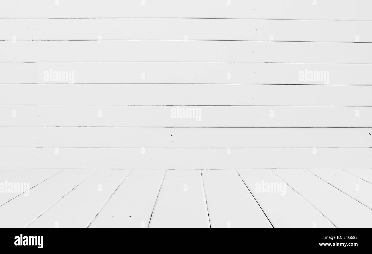 Hohe Auflösung weißen Holzwand Hintergrund Stockfoto