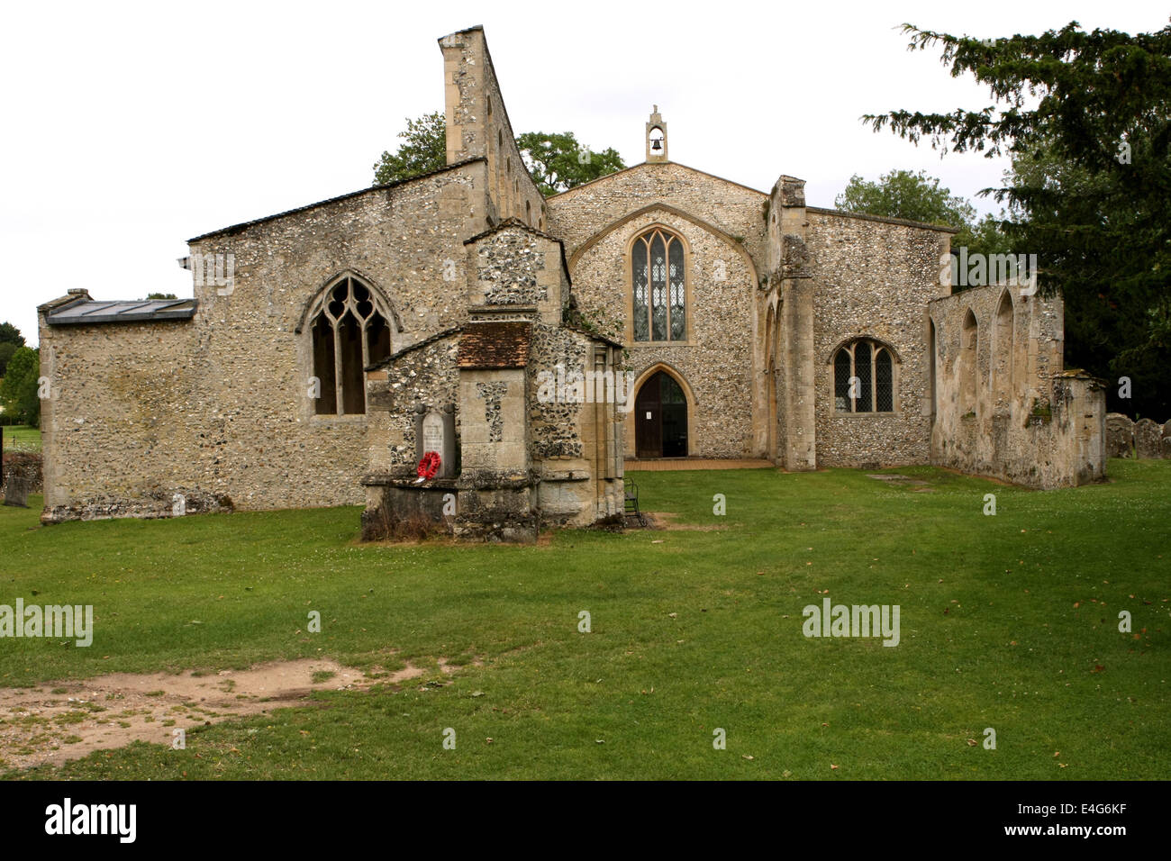St. Johannes Evangelist-Kirche, Oxborough, Norfolk Stockfoto