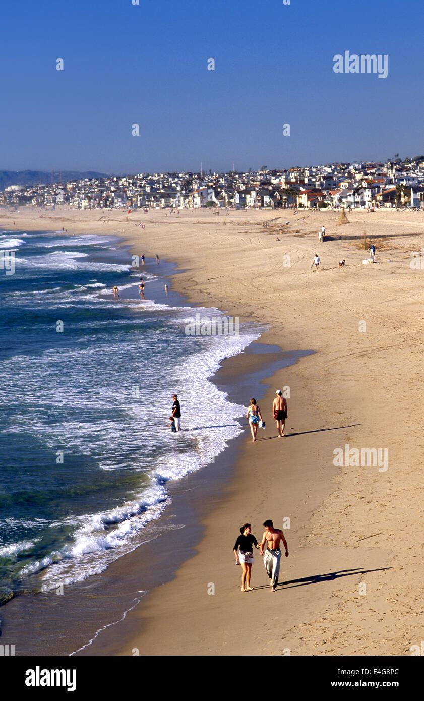 Manhattan Beach in der south Bay Area von Los Angeles, Kalifornien Stockfoto