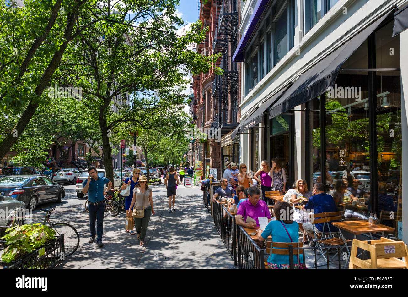 Restaurant in der Montague Street in Brooklyn Heights, Brooklyn, New York City, NY, USA Stockfoto