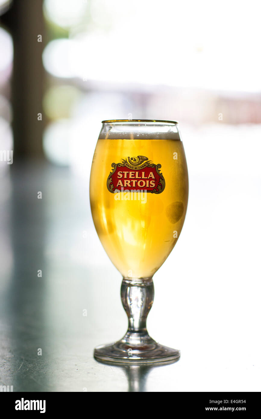 Stella Artois Stockfoto