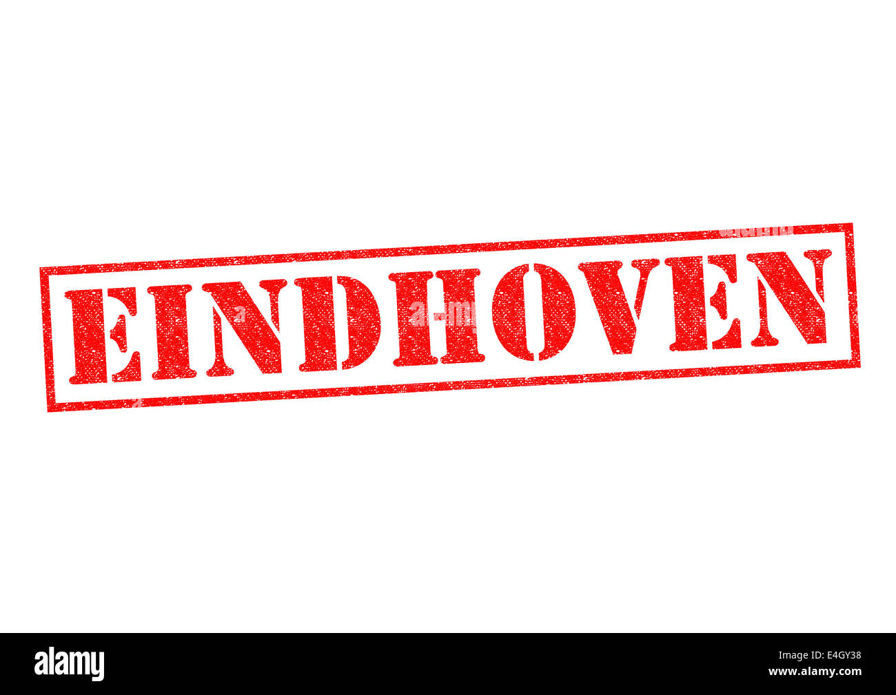 EINDHOVEN-Stempel auf einem weißen Hintergrund. Stockfoto