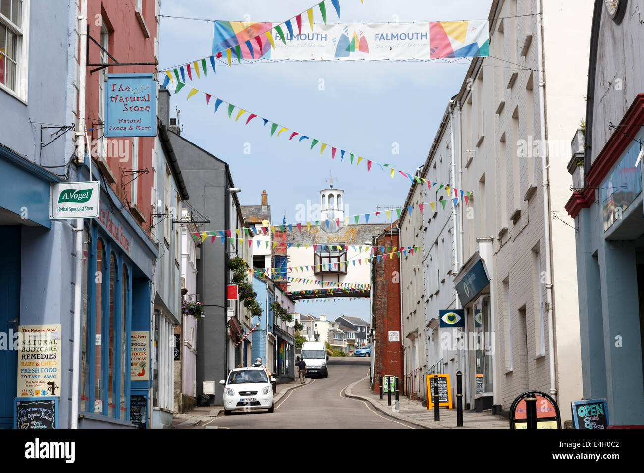 Falmouth Cornwall England uk gb Stockfoto