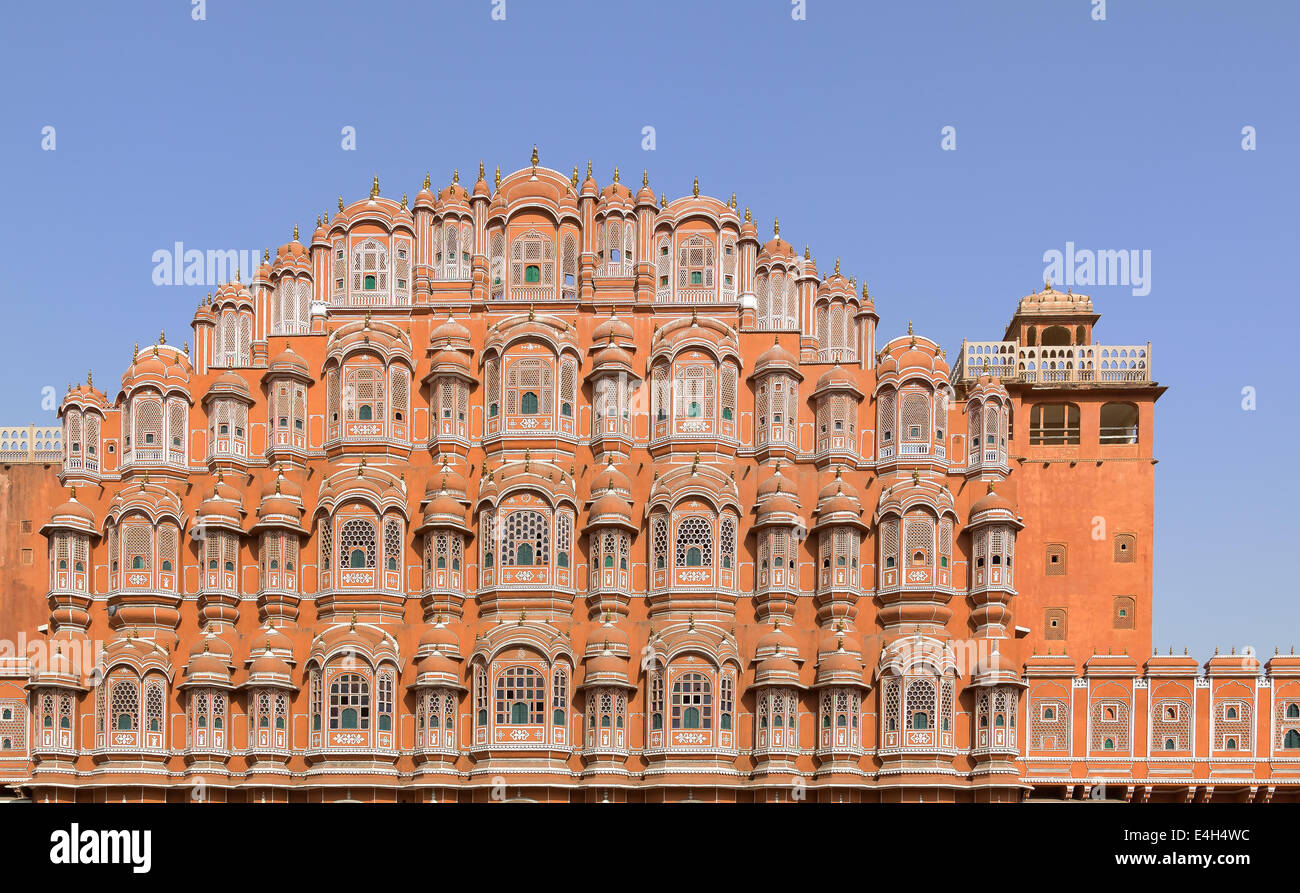 Hawa Mahal, den Palast der Winde, Jaipur, Rajasthan, Indien Stockfoto