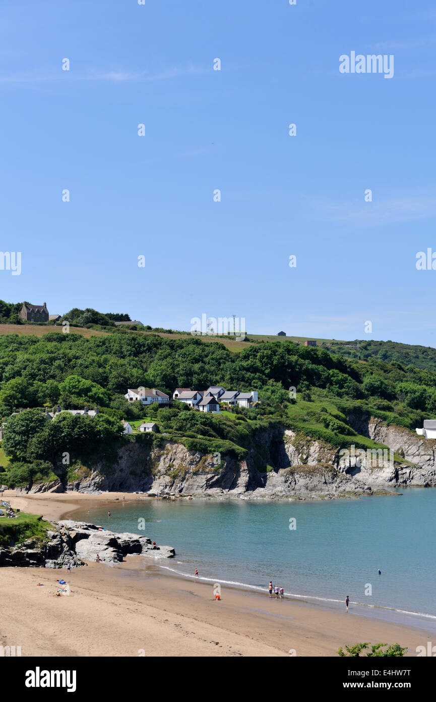 Aberporth Strand Cardigan Bay, Pembrokeshire, West Wales, UK Stockfoto