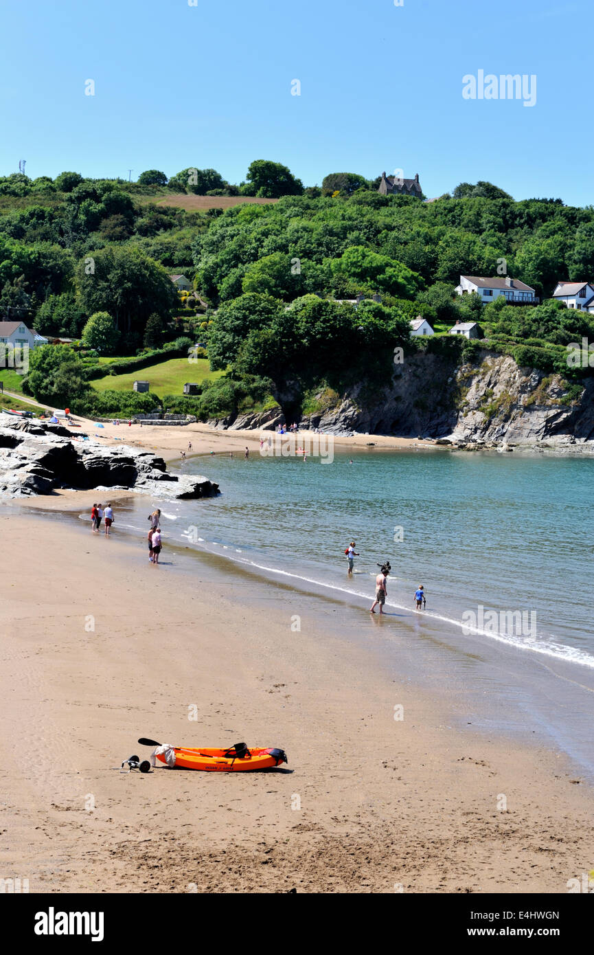 Aberporth Strand Cardigan Bay, Pembrokeshire, West Wales, UK Stockfoto