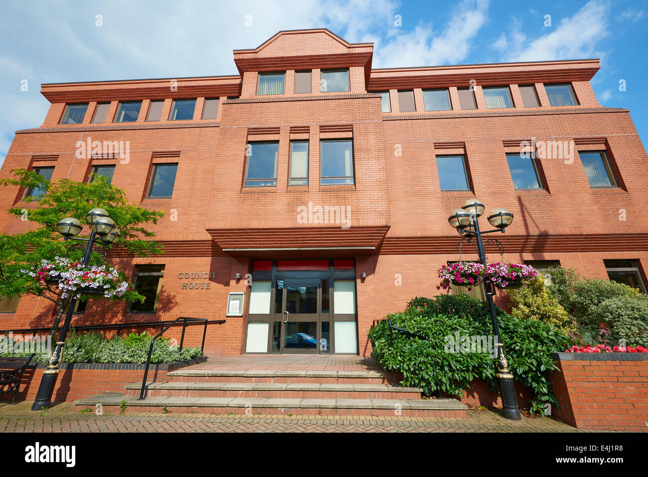 Rathaus Baumwolle Straße Nuneaton Warwickshire Stockfoto