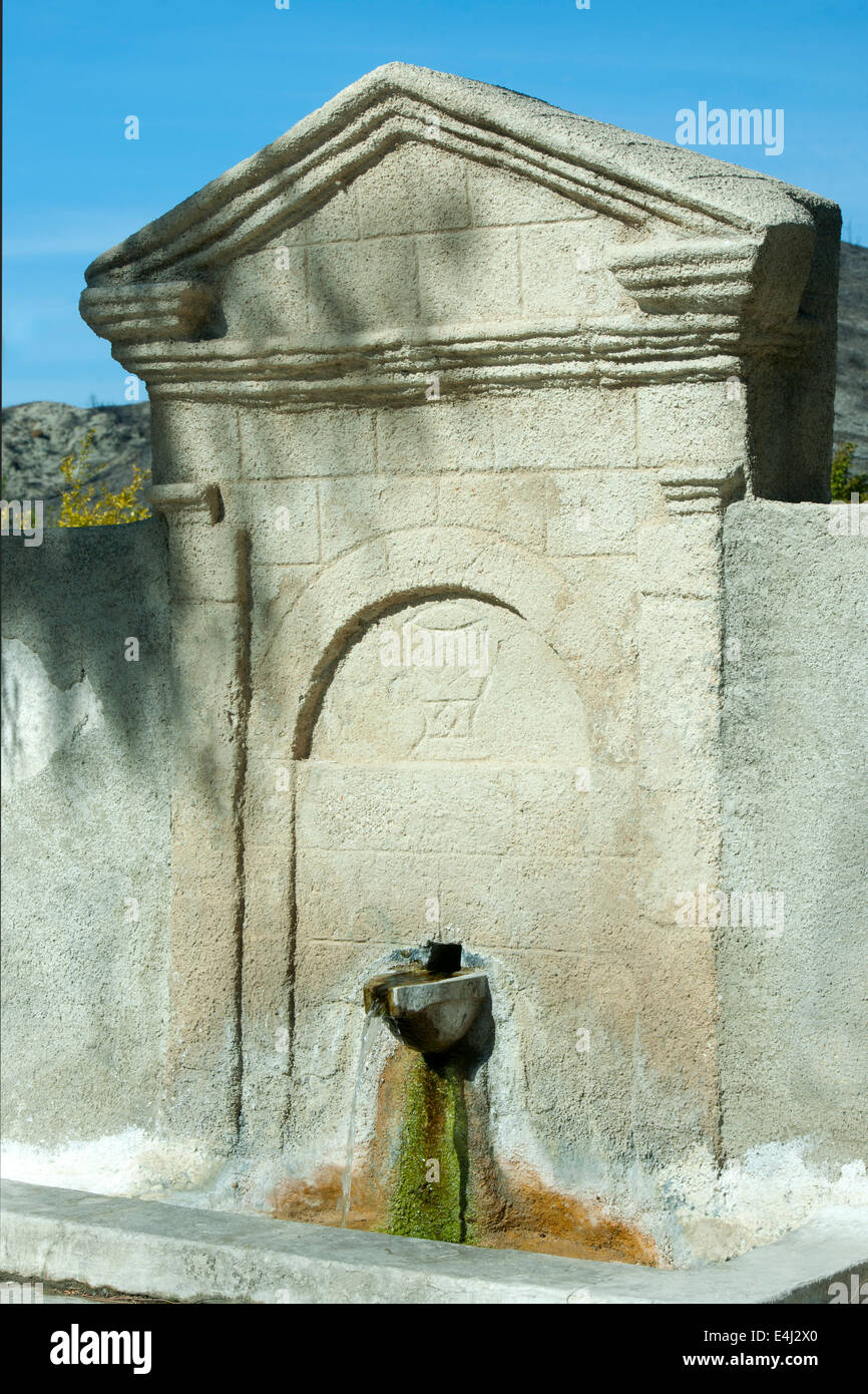 Griechenland, Rhodos, Arnitha Im Südwesten der Insel Rhodos, Brunnen Stockfoto