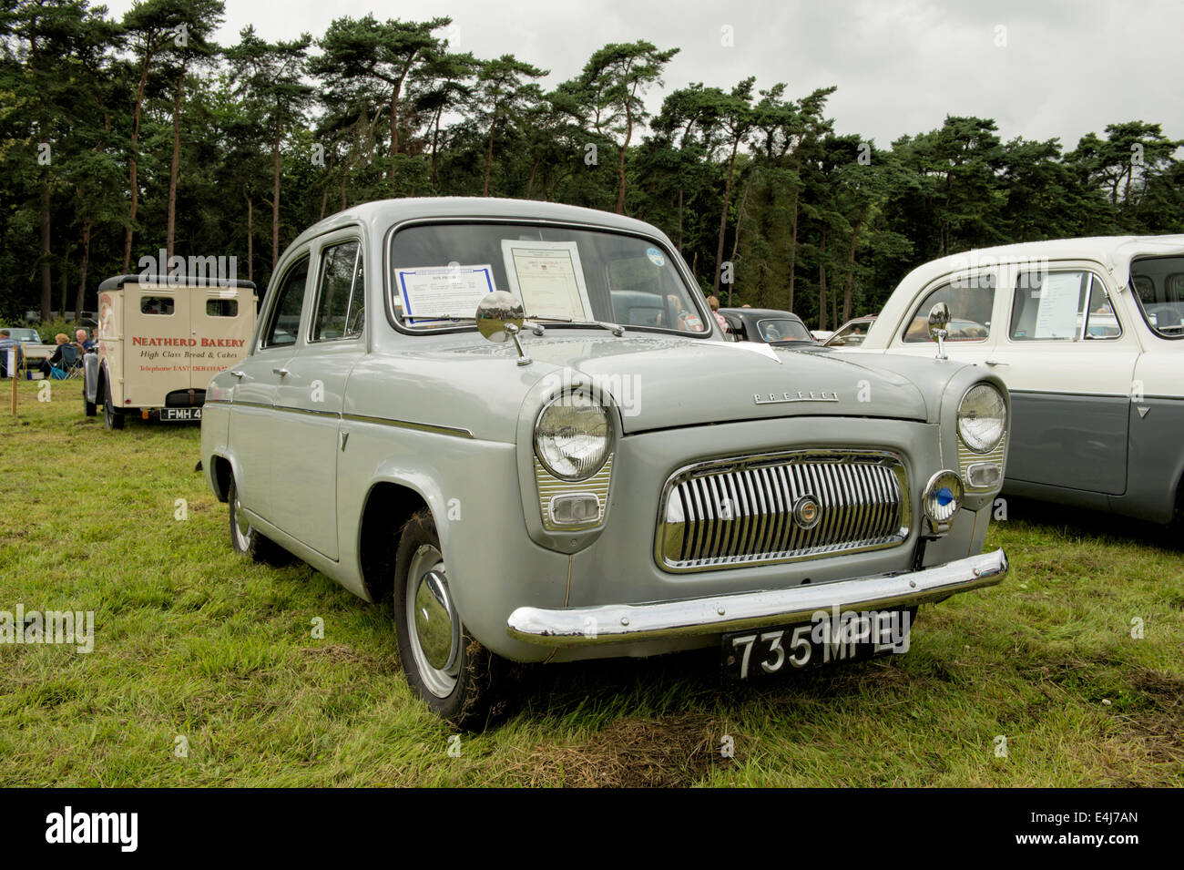 Ford Prefect auf dem Display an einem Classic Car Show. Stockfoto