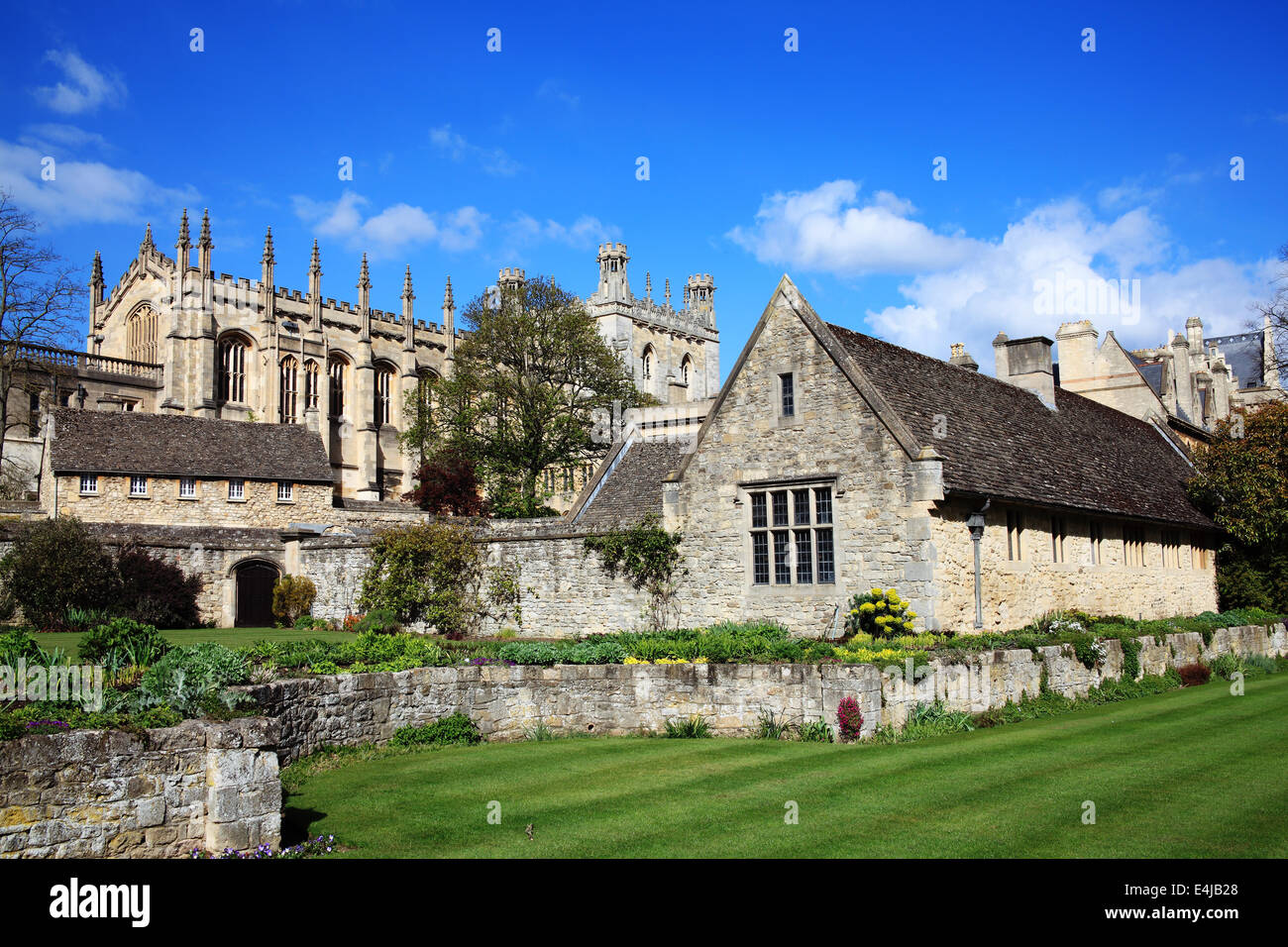 Christ Church College Oxford University in Oxfordshire wurde 1521 von Thomas Cardinal Wolsey gegründet. Stockfoto