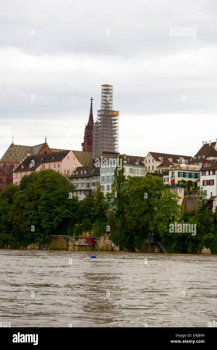 Bild des Flusses Rhin aus Europa Stockfoto