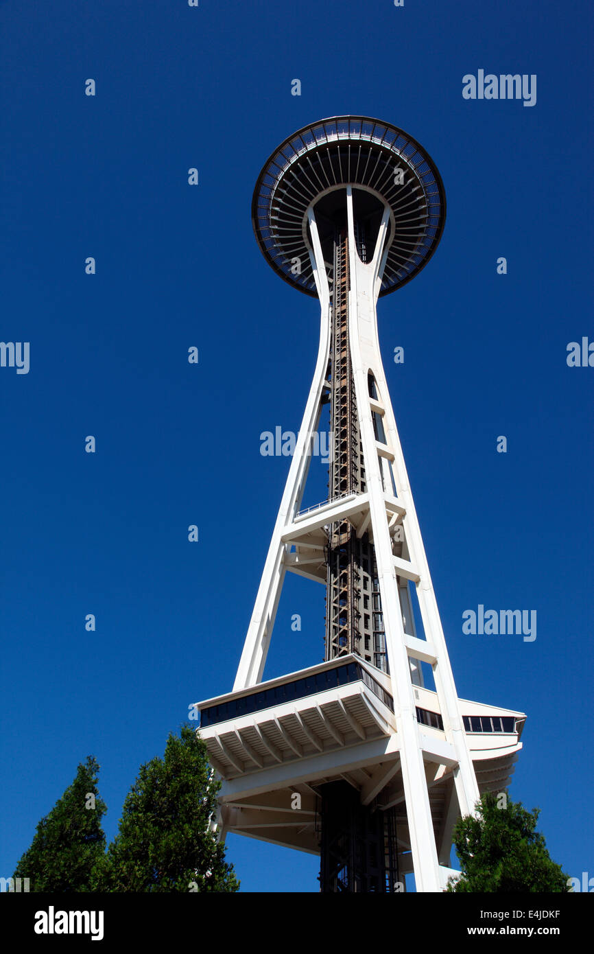 Seattle Space Needle konstruiert für die Weltausstellung 1961 Stockfoto