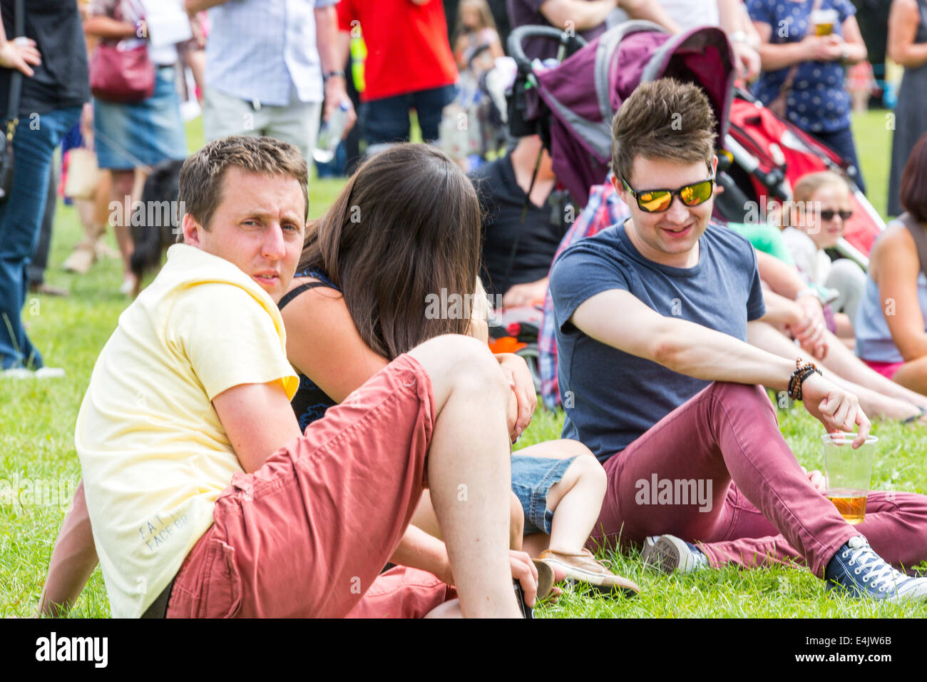 Abergavenny Karneval 2014 Stockfoto