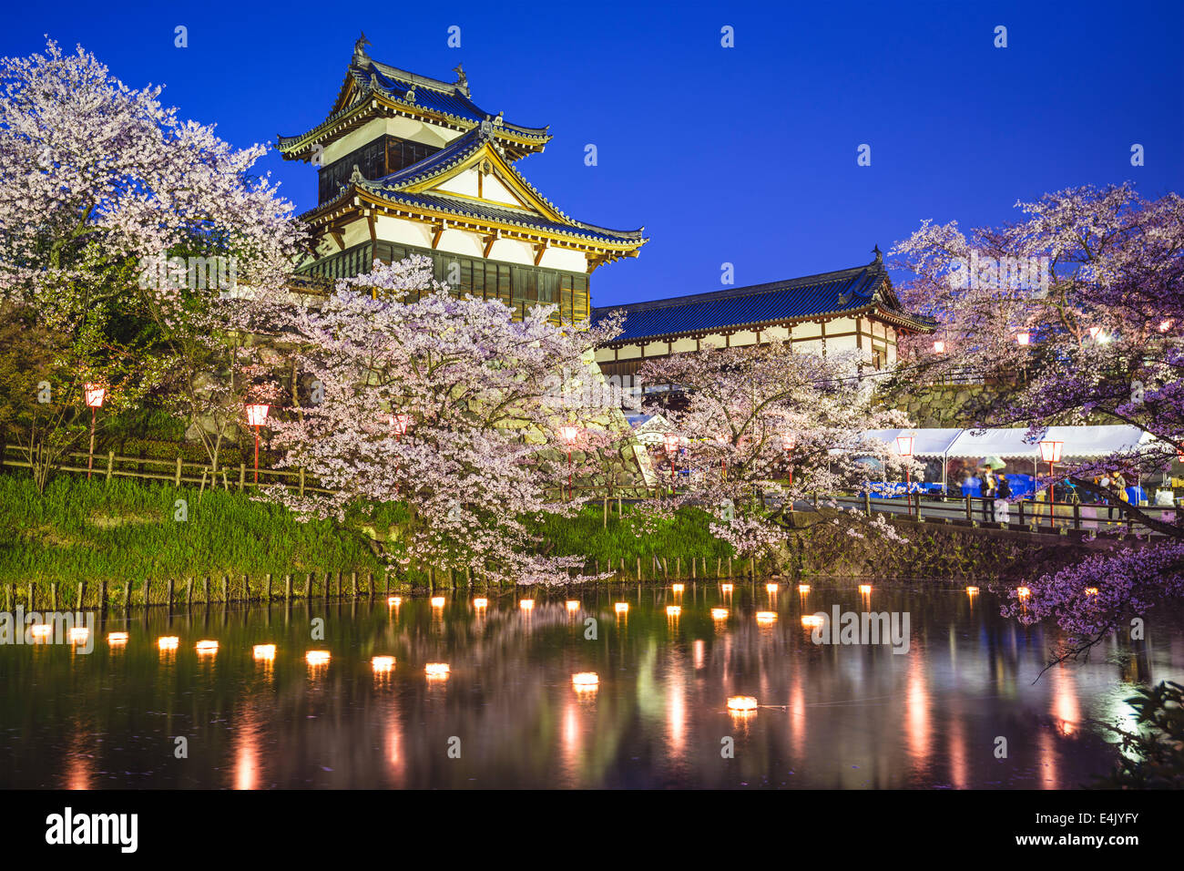 Koriyama Schloß in Nara, Japan Stockfotografie Alamy