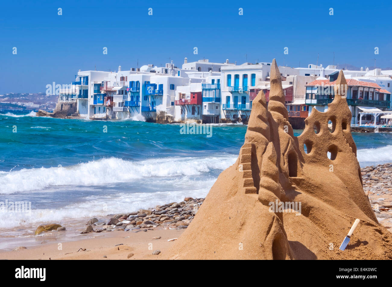 Insel Mykonos, Griechenland Stockfoto