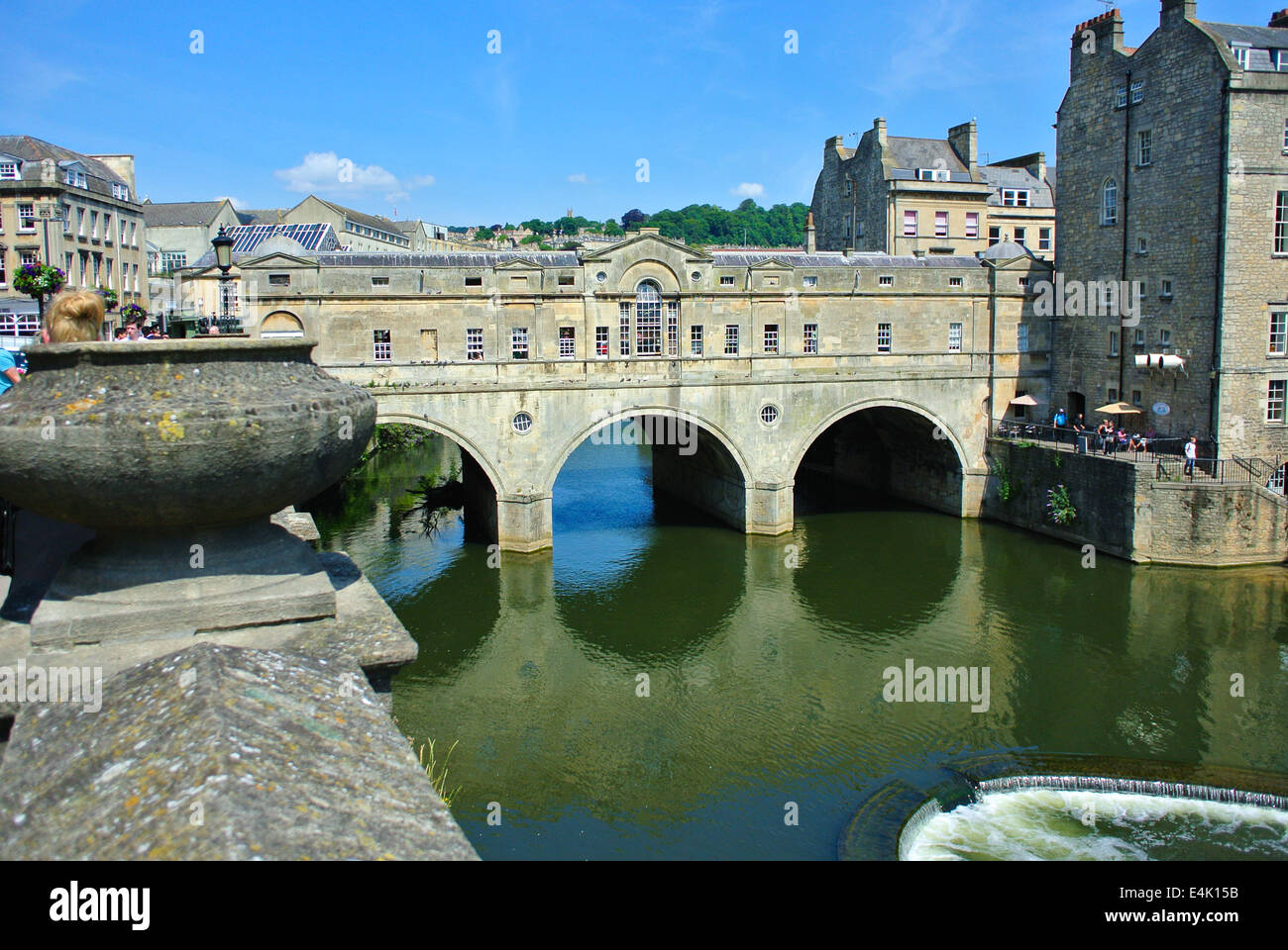 Pultney Brücke Bad Somerset Stockfoto