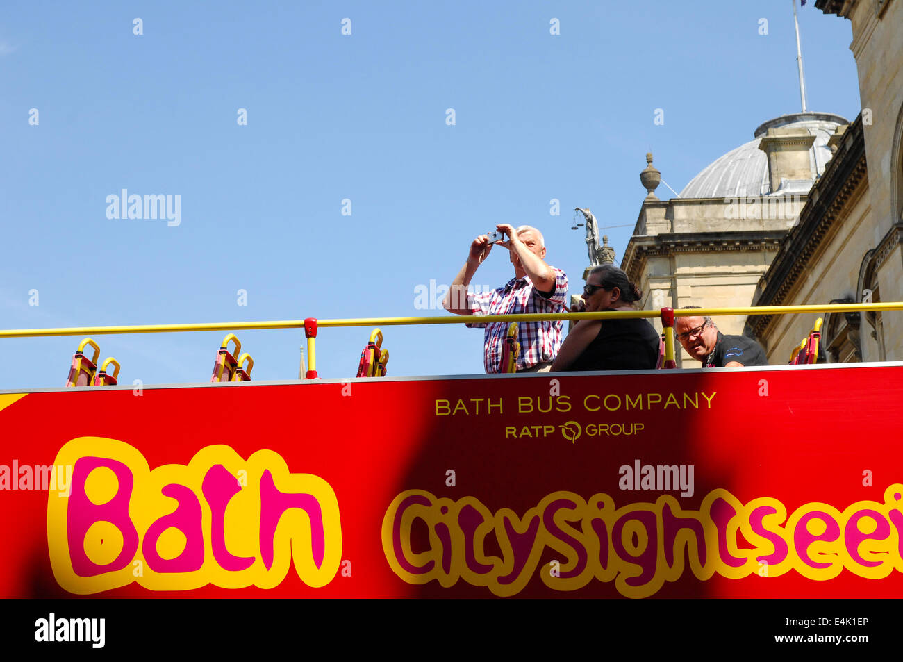 Bad-Tour-Sightseeing-Bus Somerset Stockfoto