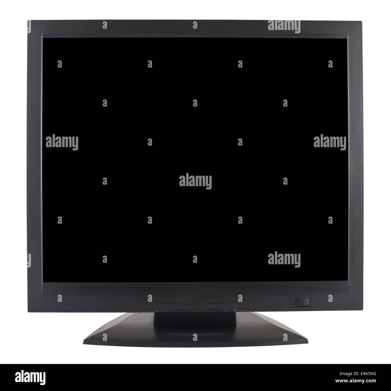 Schwarze leere Computer-monitor Stockfoto