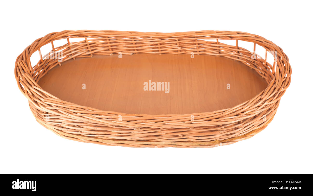 Gelbe Weide Tablett Stockfoto