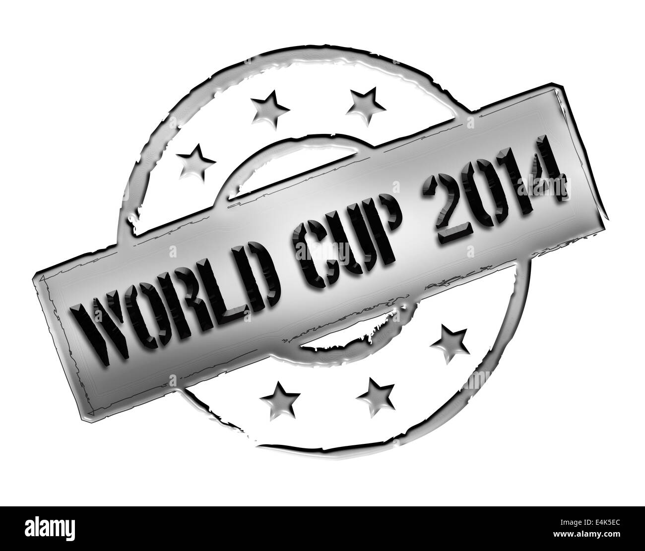 Stempel - WM 2014 Stockfoto