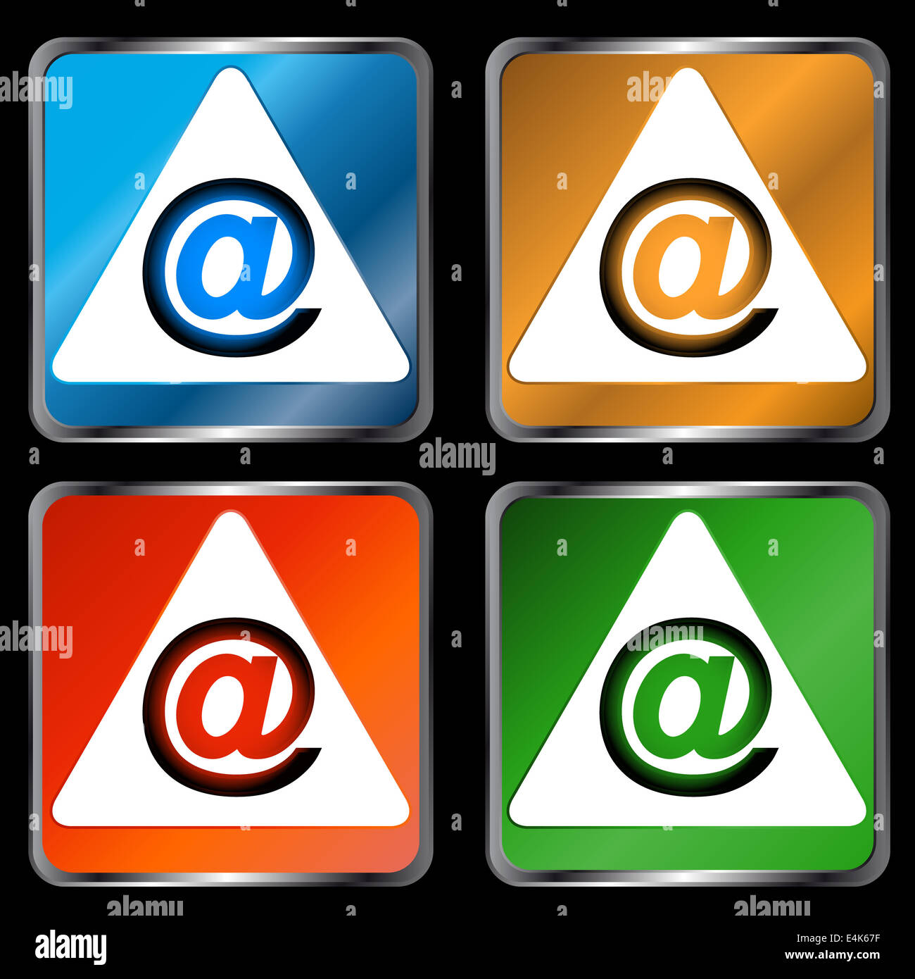 Werbung Per E Mail Vier Buchstaben Vier zeichen symbole -Fotos und -Bildmaterial in hoher Auflösung – Alamy