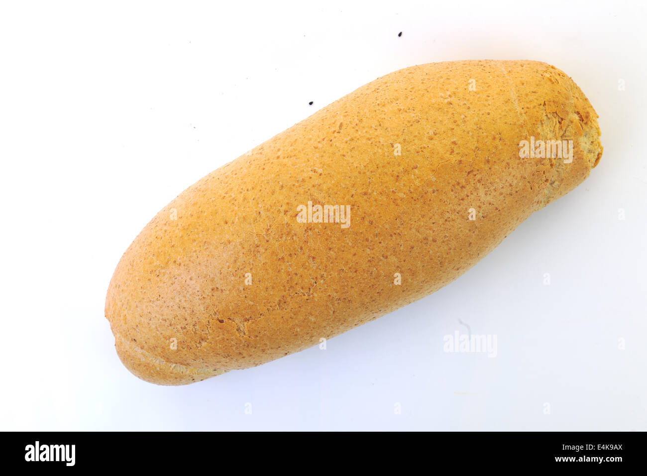 Brot essen isoliert Stockfoto