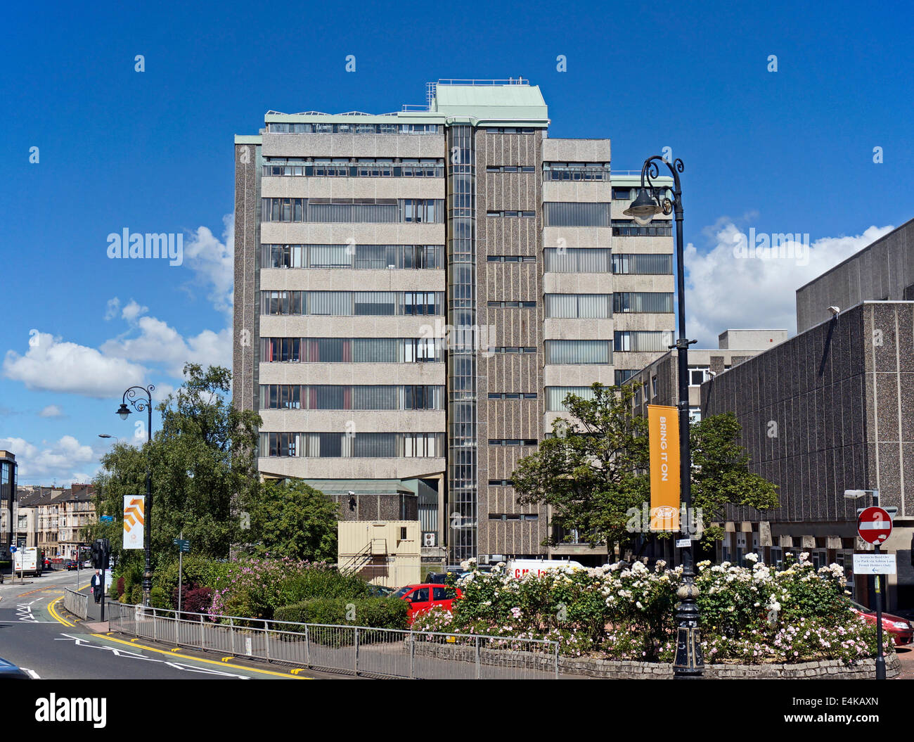 Universität von Glasgow Boyd Orr Gebäude an der University Avenue in Glasgow Stockfoto