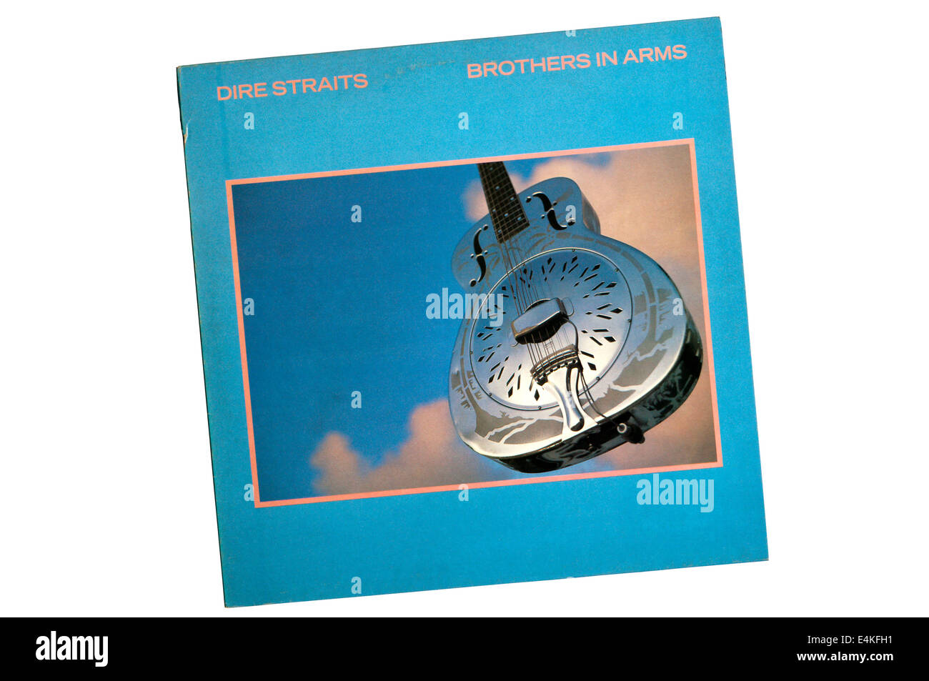 Brüder in den Armen war das 5. Studioalbum der britischen Rockband Dire Straits, 1985 veröffentlicht. Stockfoto