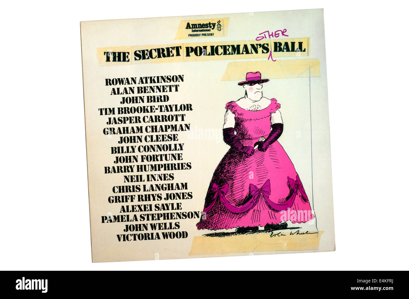 The Secret Policeman es Other Ball war der 4. Vorteil show inszeniert von der britischen Sektion von Amnesty International, 1981. Stockfoto