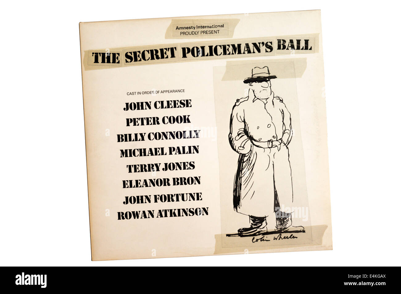 The Secret Policeman es Ball war der 3. des Vorteils 1979 inszenierte von der britischen Sektion von Amnesty International zeigt. Stockfoto