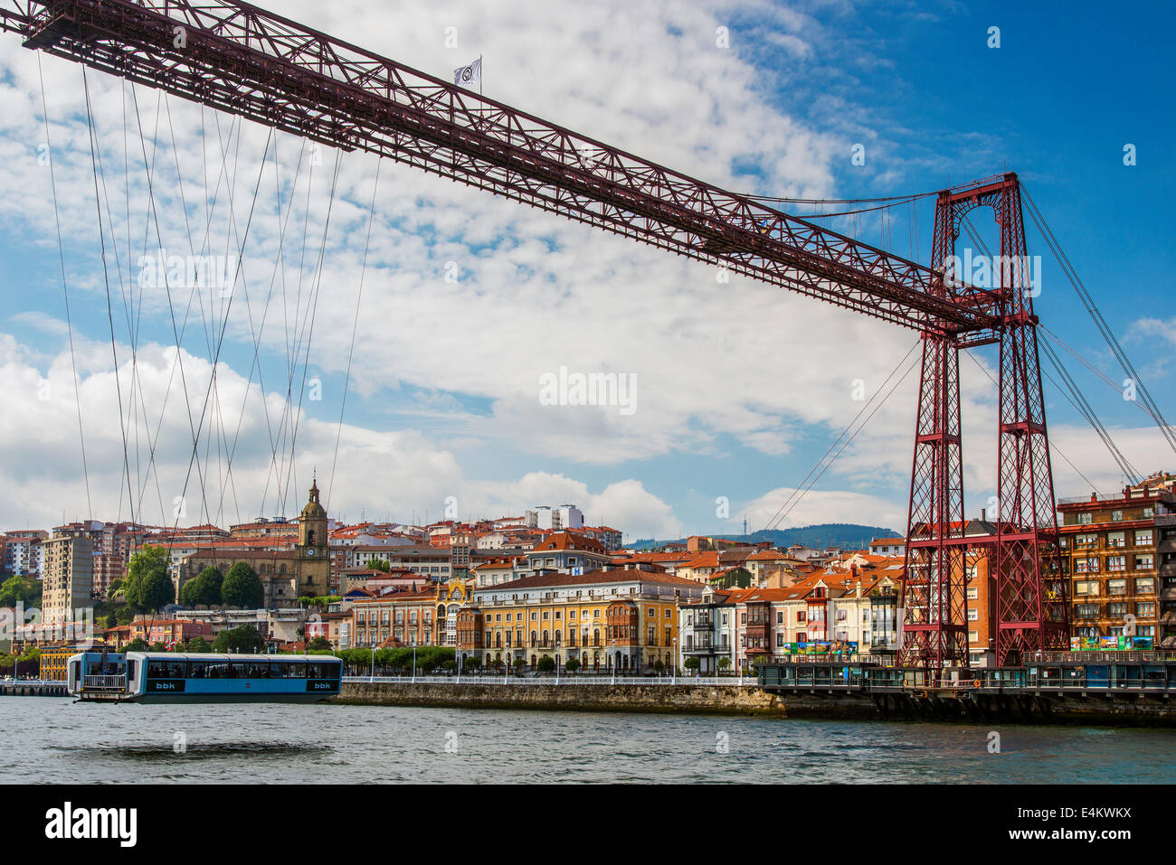 Vizcaya Brücke oder Puente Colgante, Portugalete, Biskaya, Baskisches