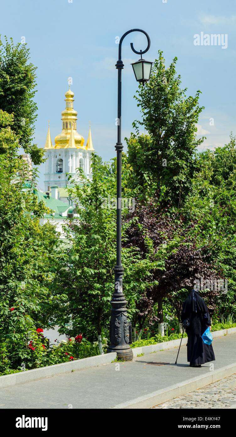 Kiewer Höhlenkloster Kirche Pecherskaya Stockfoto