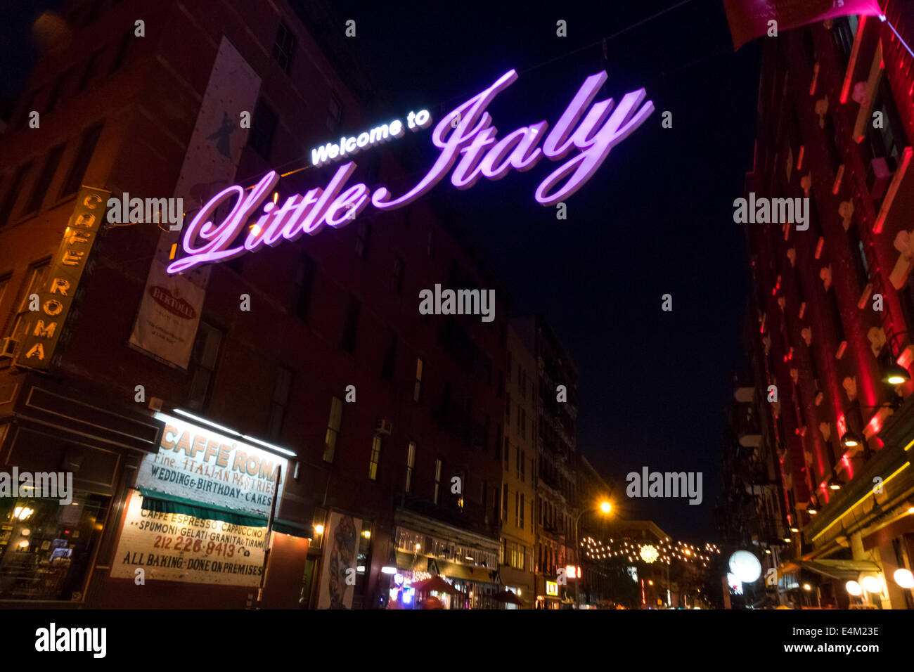 Mulberry Street In Lower Manhattan
