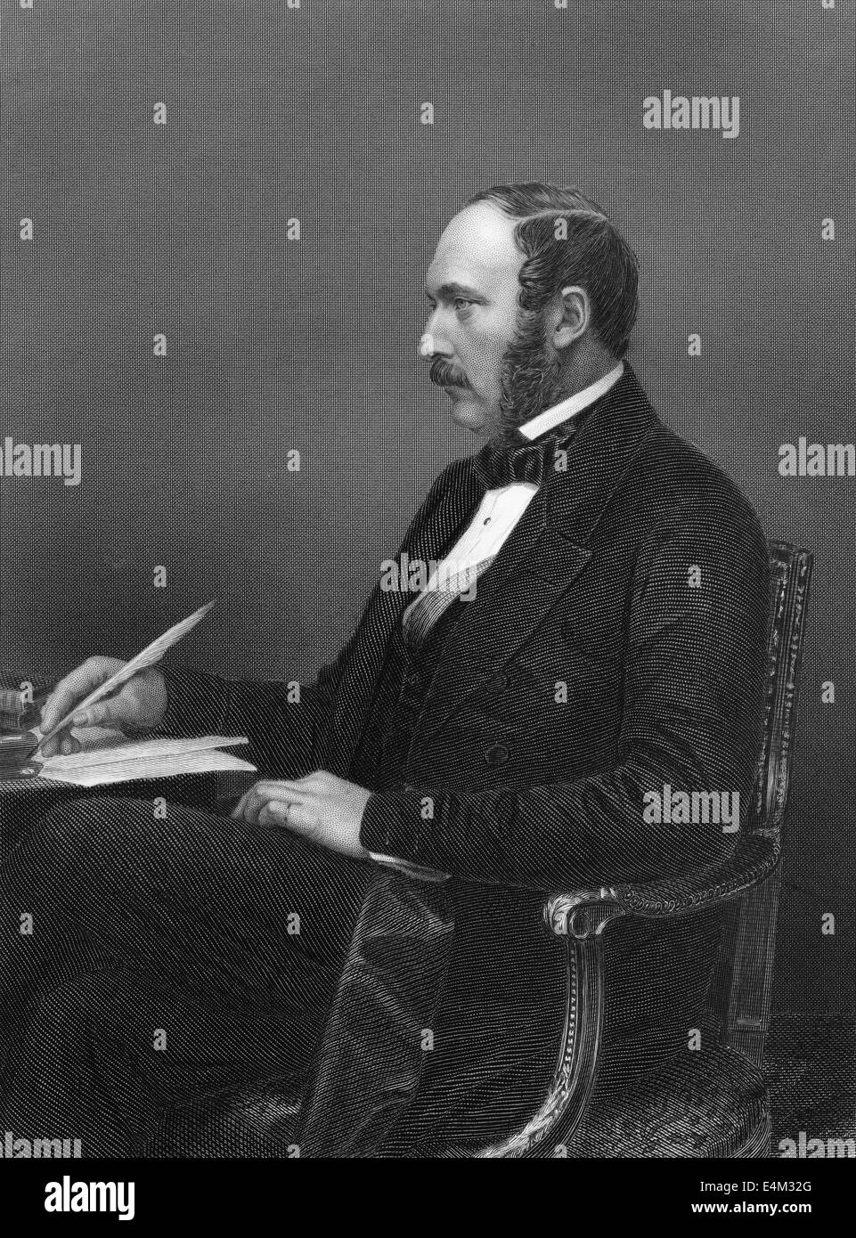 Prinz Franz Albrecht August Karl Emanuel von Sachsen-Coburg und Gotha, Herzog von Sachsen, genannt Albert, 1819-1861, britischer Prinz Stockfoto