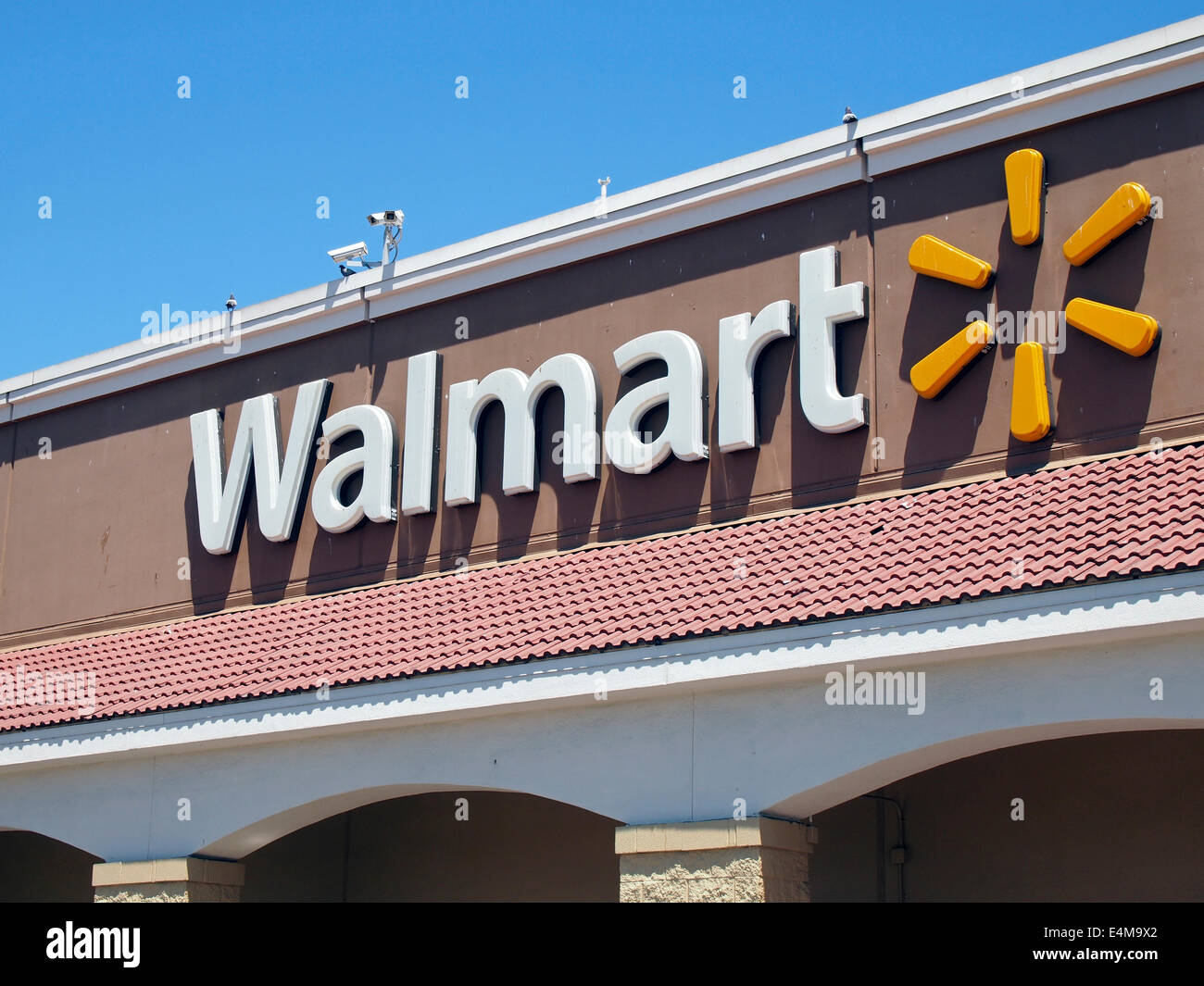 Walmart Store in Kalifornien Stockfoto